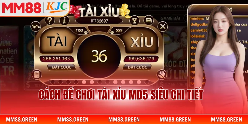 Cách để chơi tài xỉu MD5 siêu chi tiết