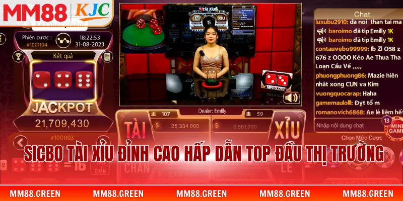 Sicbo tài xỉu đỉnh cao hấp dẫn top đầu thị trường