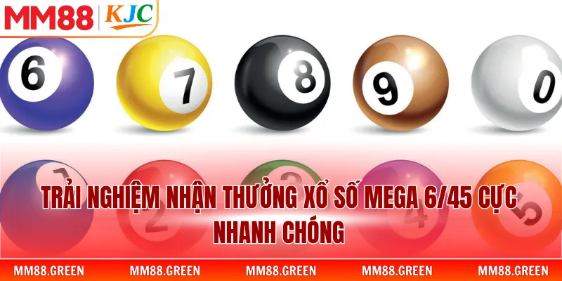 Trải nghiệm nhận thưởng xổ số Mega 6/45 cực nhanh chóng